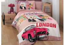 Постельное белье сатин 3D First Choice - London (Турция), подростковый